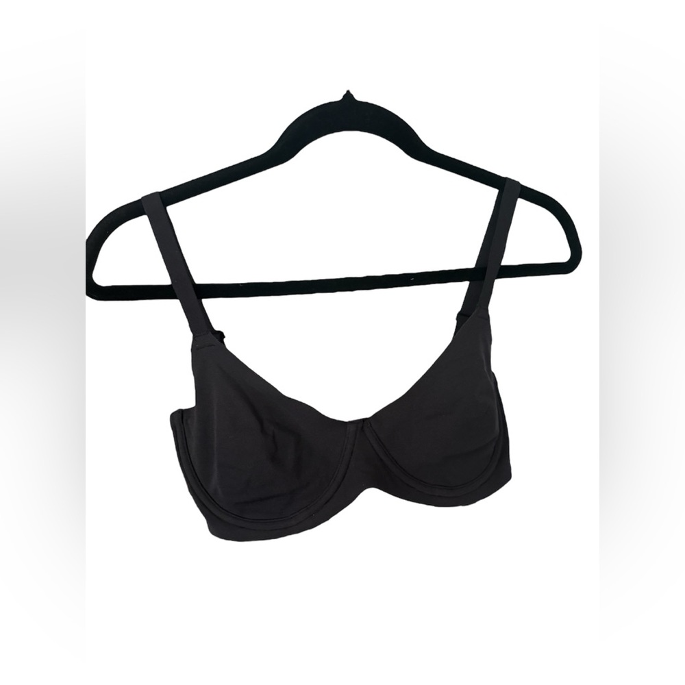 NWT Skims Smoothing Intimates Unlined Minimizer Bra in Onyx size 34DD - Picture 7 of 10